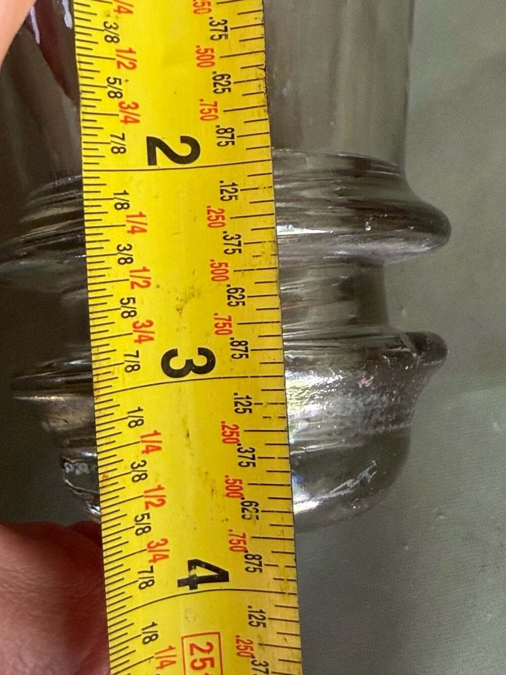 Vintage Armstrong's No. 2 Clear Glass Electrical Insulator - Picture 10 of 11